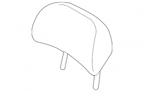 Rear left headrest Kia Forte 4d 17-18