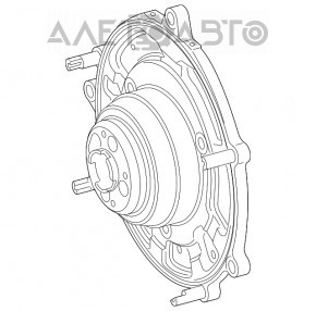 Electric motor mount for automatic transmission Mercedes W167 GLE 450 20-23