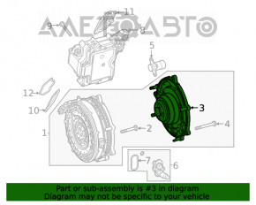 Electric motor mount for automatic transmission Mercedes W167 GLE 450 20-23