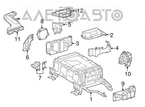 Lexus ES300h Battery Fuse Box 13-18