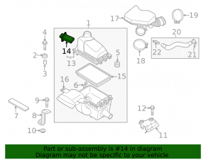 Air flow meter Mazda CX-9 07-15 3.5, 3.7