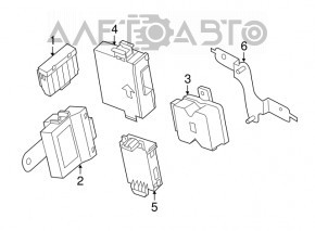 Mazda CX-5 comfort unit 17-23 broken mount