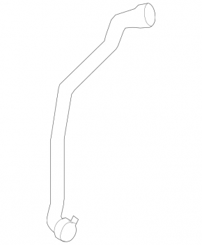 Upper cooling hose for Mercedes W164 ML350