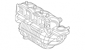 Intake manifold Toyota Highlander 14-19 2.7