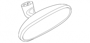 Interior mirror VW Beetle 12-16 autotem, beige