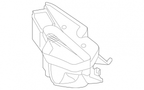Mercedes W221 heater air intake