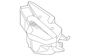 Mercedes W221 heater air intake