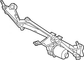 Windscreen wiper linkage with motor for Infiniti QX30 17-19