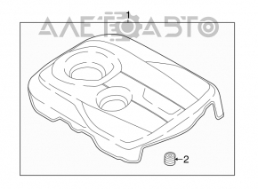 Hyundai Sonata 16-19 hybrid engine cover