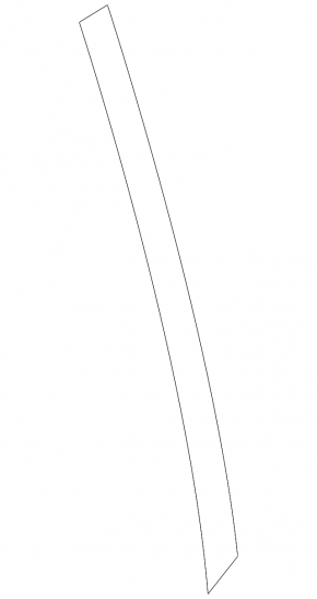 Door trim side rear left Volvo XC40 19-25 rear