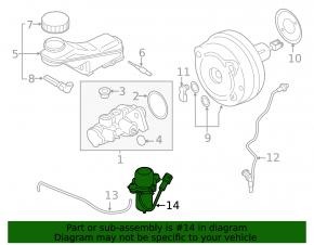 Vacuum pump BMW i3 14-20