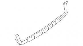 Rear bumper central mount VW Passat 06-10
