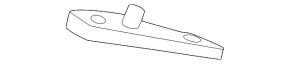 Front bumper mount, upper right fender, BMW 4 Series G22 G26 21-25 with M sport design, bumper cover & trim