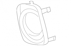 Right fog light plug Toyota Camry v40 10-11