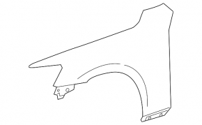 Front right wing Lexus IS 14-20