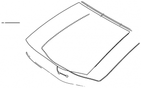 Windshield Toyota Prius 50 Prime 17-19 without projection