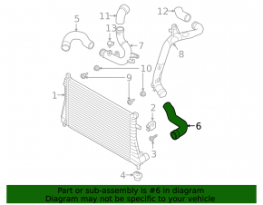 Air duct left front VW Jetta 19- 2.0T