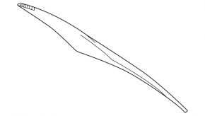 Toyota Avalon rear window scratches 2005-2012