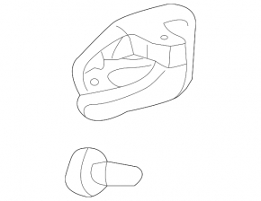 Inner front right door handle for Toyota Solara 2.4 04-08
