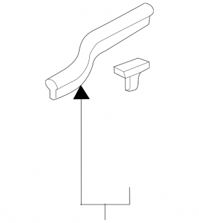 Hood seal right Honda Clarity 18-21 usa on air intake