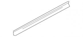 Glass seal inner rear right Infiniti QX50 19-