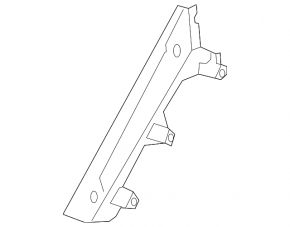 Battery Cooling Deflector Honda Accord 13-17 Black, Hybrid