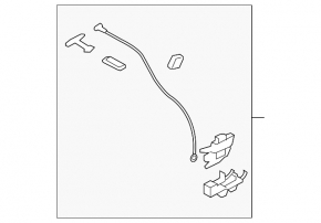 Trunk lid lock Infiniti G25 G35 G37 4d 06-14