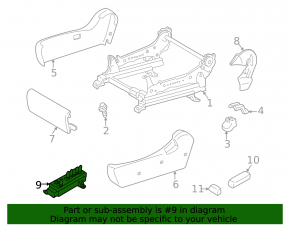 Lexus RX300 98-03 Passenger Seat Control