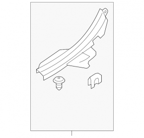 Rear left door sill plate for Hyundai Sonata 11-15, black, with chrome trim, scratches