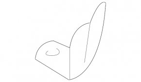 Front right fender bracket Audi A3 8V 16-18 e-tron rear
