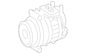 Mercedes W221 air conditioning compressor