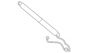 Left tailgate shock absorber Mercedes GLC 17-22 electric