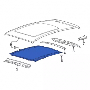 Hatch mechanism frame Ford Escape MK3 13-
