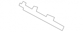 Front bumper mount on right wing Ford Escape MK3 17-19 rest