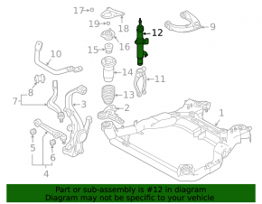 Front right shock absorber assembly for Mazda6 03-05