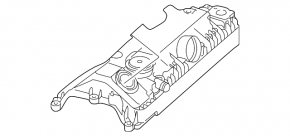 Cylinder head cover 5-8 left BMW X5 E70 4.8 N62B48