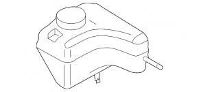 VW Passat 20-22 brake master cylinder reservoir with lid