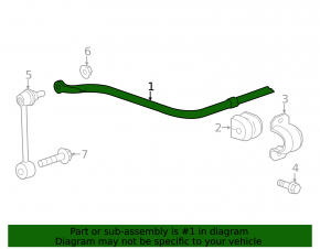 Rear stabilizer bar for the 14-19 Cadillac CTS