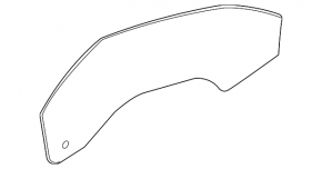 Front right door glass Chevrolet Camaro 16- coupe