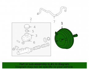 Subaru Forester 08-13 SH vacuum booster