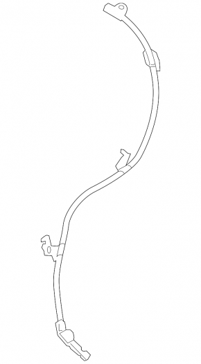 Rear right parking brake cable for Nissan Leaf 13-17