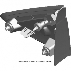 Triangle corner of the wing front right Chevrolet Bolt EUV 22-23 type 2