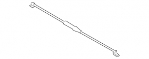 Lexus NX200t NX300 NX300h 15-21 body strut in wiper pan
