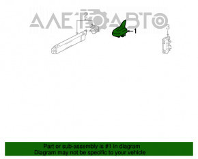 Antenna fin Audi A8/S8 11-18