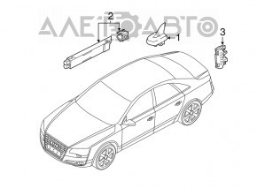 Antenna fin Audi A8/S8 11-18