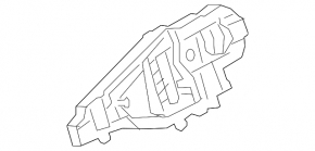 Front right door handle mechanism BMW 5 G30 17-23