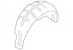 Rear left fender liner BMW X6 E71 08-14
