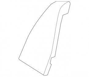 Left rear seat side trim for BMW 3 G20 23-25, black leather