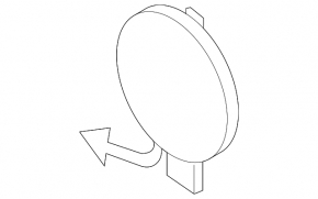 Front bumper towing hook cap VW Passat b7 12-15 USA