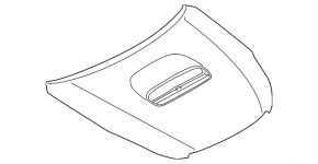 Subaru Outback 10-14 bare hood